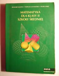 Matematyka dla klas II szkoły średniej